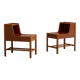 Pair of bedside tables by Nordiska Kompaniet in teak, 1952, by David Rosén.