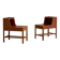 Pair of bedside tables by Nordiska Kompaniet in teak, 1952, by David Rosén.