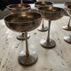 8 silver plated ice cream cups, Italy
