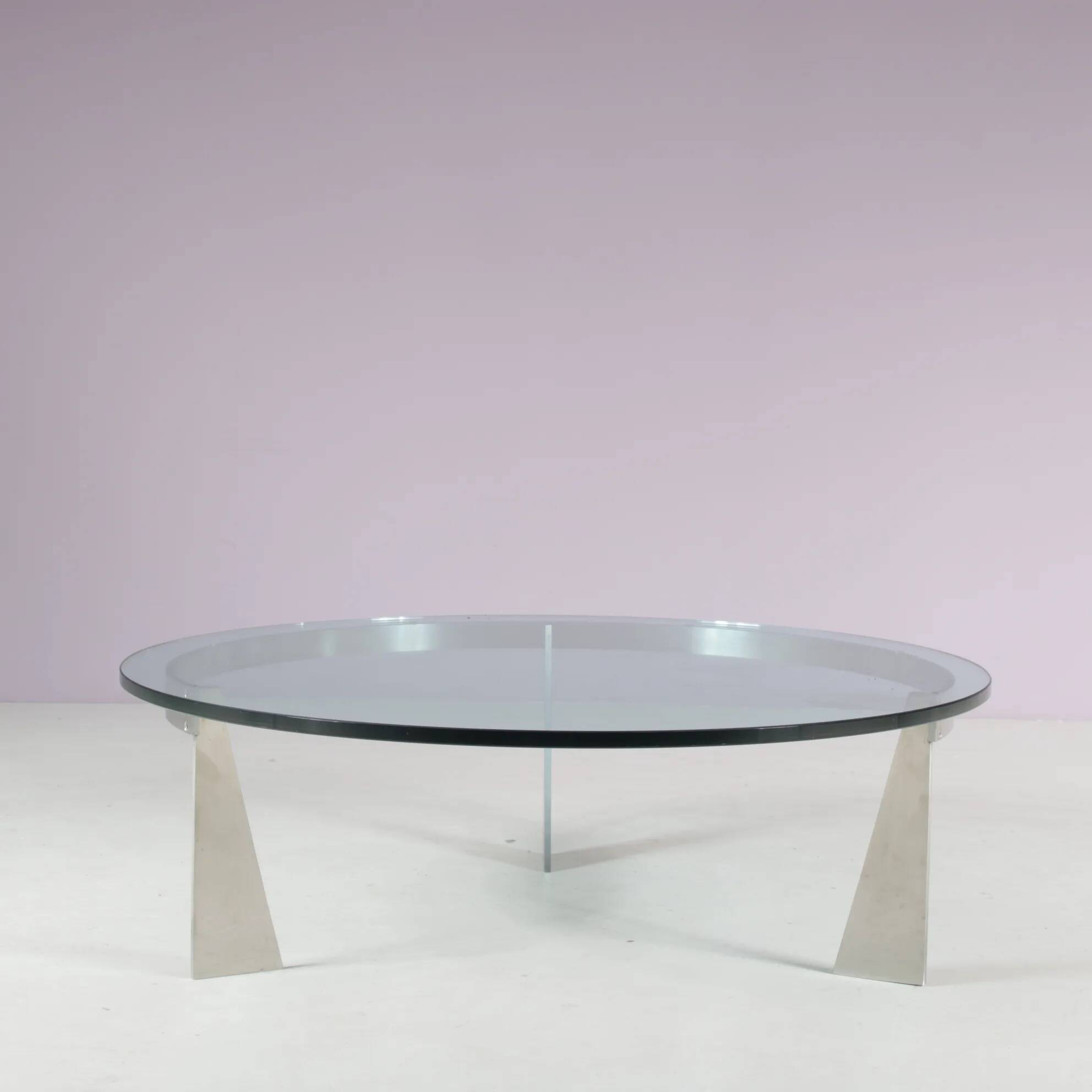 1980s “G3” coffee table by Jus van Beek for Metaform, Netherlands