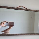 Art deco iron mirror