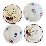 Mismatched soup plates