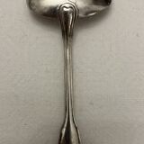 Silver metal sauce spoon