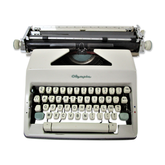 Machine typewriter Olympia big 60s cart