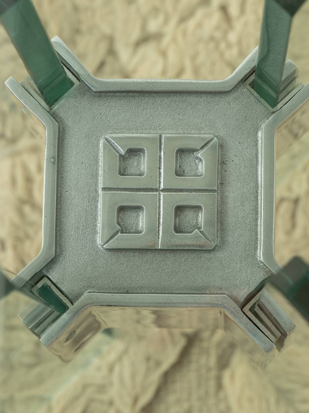 70s Glass Coffee Table by Peter Ghyczy