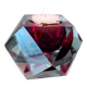 Murano Sommerso Block Candle Holder Design 60/70 Visible Label