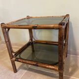 Table basse en rotin