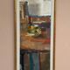 Large Original Swedish Oil on Canvas – “Still Life” by Ingvar Hällgren – Signed – Vintage & Framed – 89 × 42 cm (35" × 16.5")