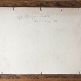 Painting "Riverside TreeScape" by Auguste Alfred Rubé (1815-1899)