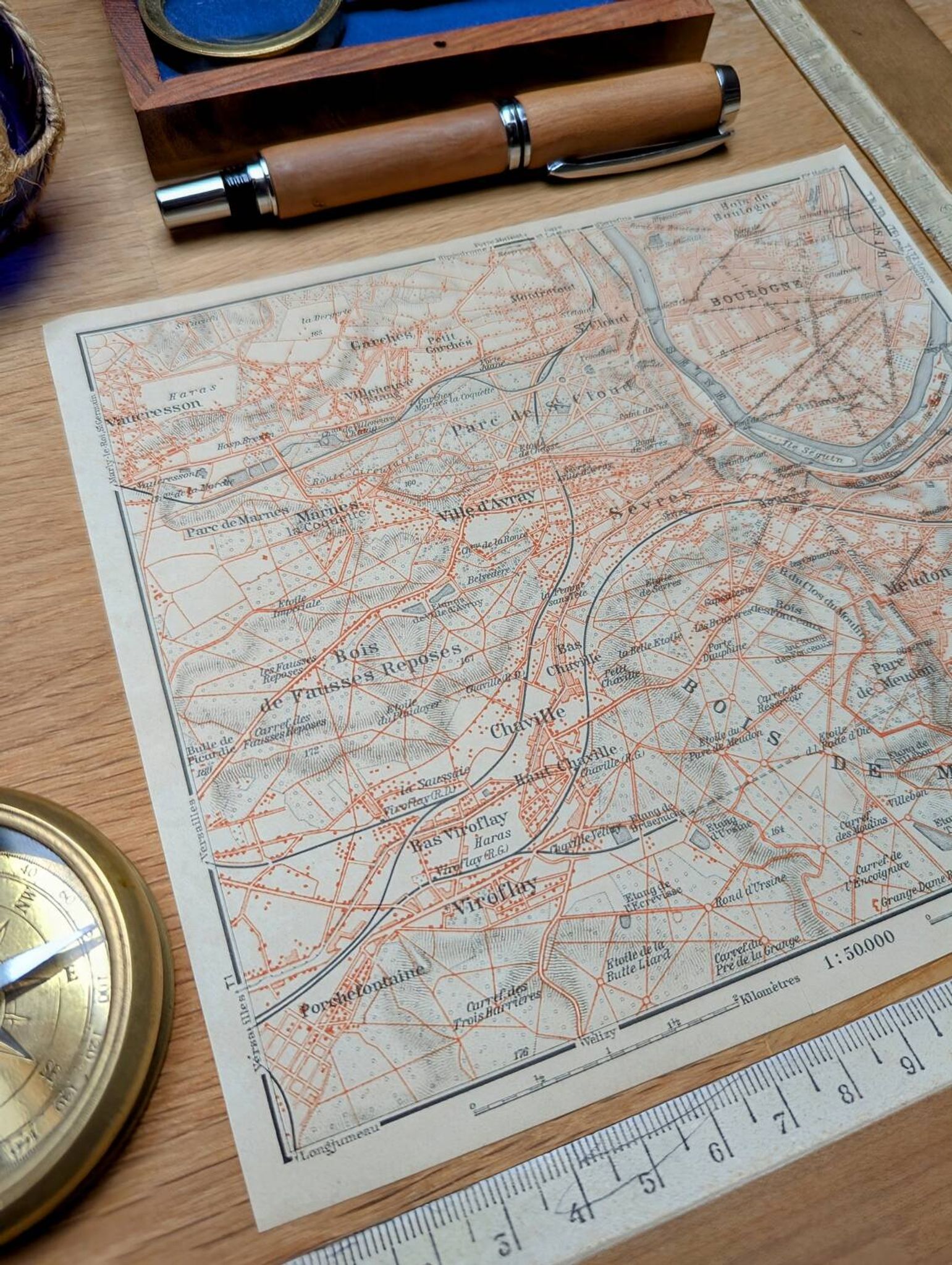 Printed in 1914, Sèvres, Boulogne and Meudon.