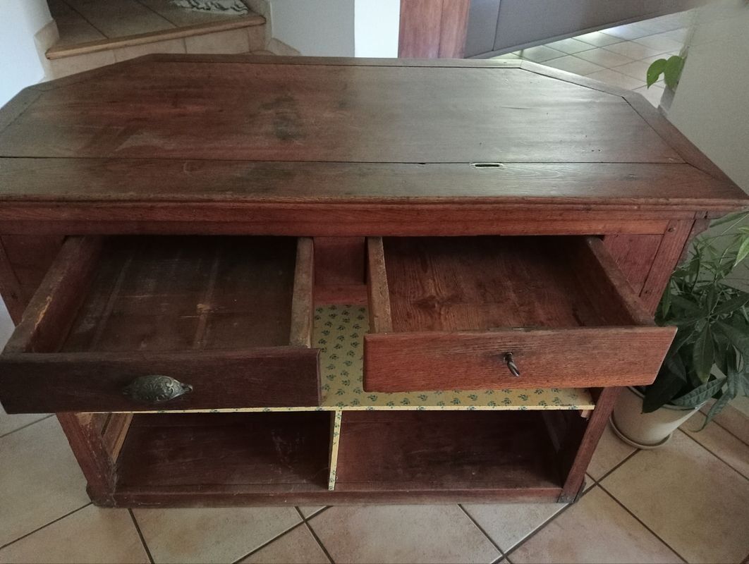 Old shop counter