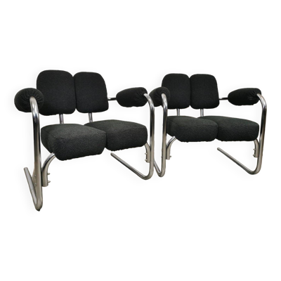 Fauteuils restaurés du milieu du siècle