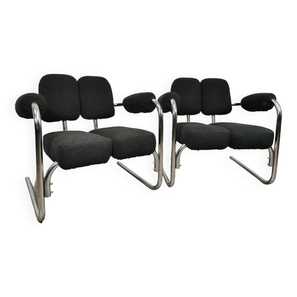 Fauteuils restaurés du milieu du siècle
