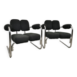 Mid-century restored armchairs