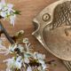 Vintage fish brass tray or ashtray
