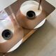 Disco wall light in smoked plexiglass by Jacqueline Trocmé for Oxar, design 1970