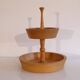 Vintage Scandinavian wooden tray 1970