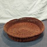 old wicker tray
