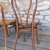 Pair of chairs bistro Thonet No.18 circa 1920
