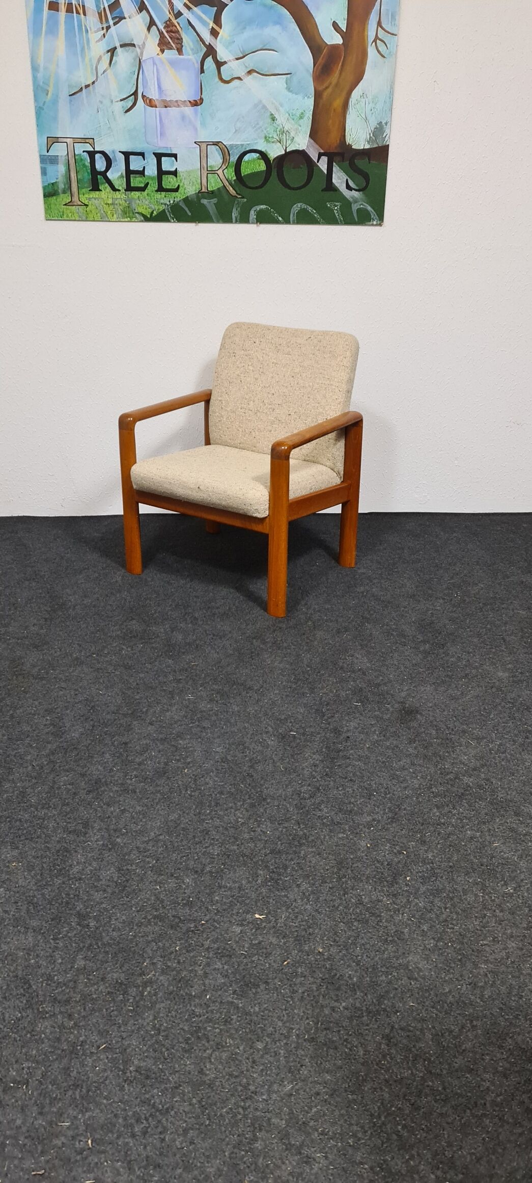 Vintage teak Danish design armchair by SVA Mobler Denmark