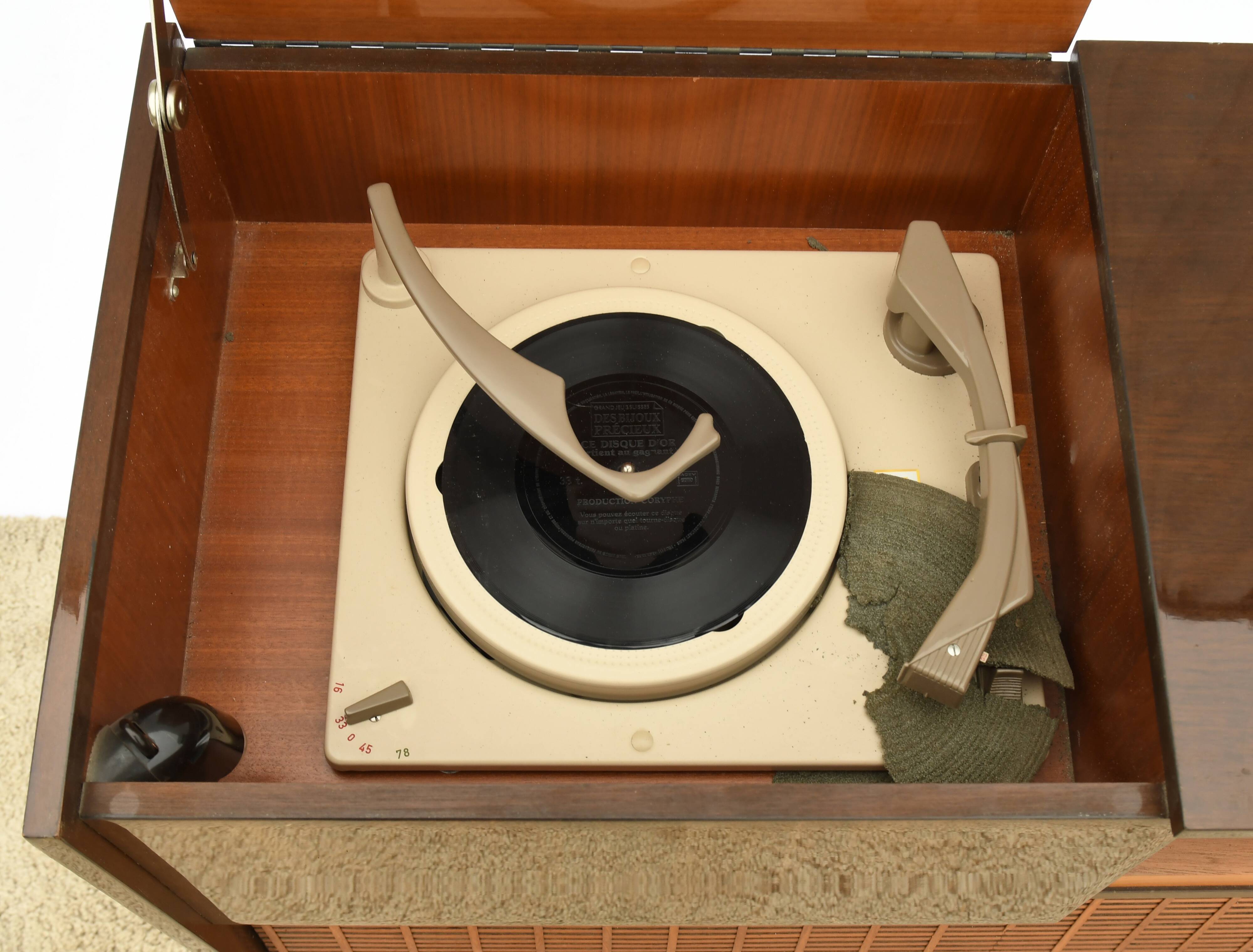 Vintage radio cabinet