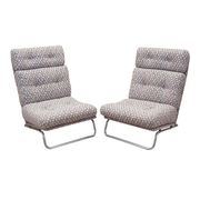 Set of lounge armchairs, Italian design, 1970s, production: Italy