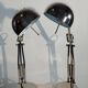 Paire de lampes articulées époque vintage 1980s design indus