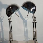 Pair of articulated lamps vintage 1980s industrial design