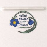 Large plate Arabia Finland "Flora" – Esteri Tomula – 1970s