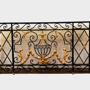Paire de fenêtres a deux vantaux en vitrail Art Déco XX siècle