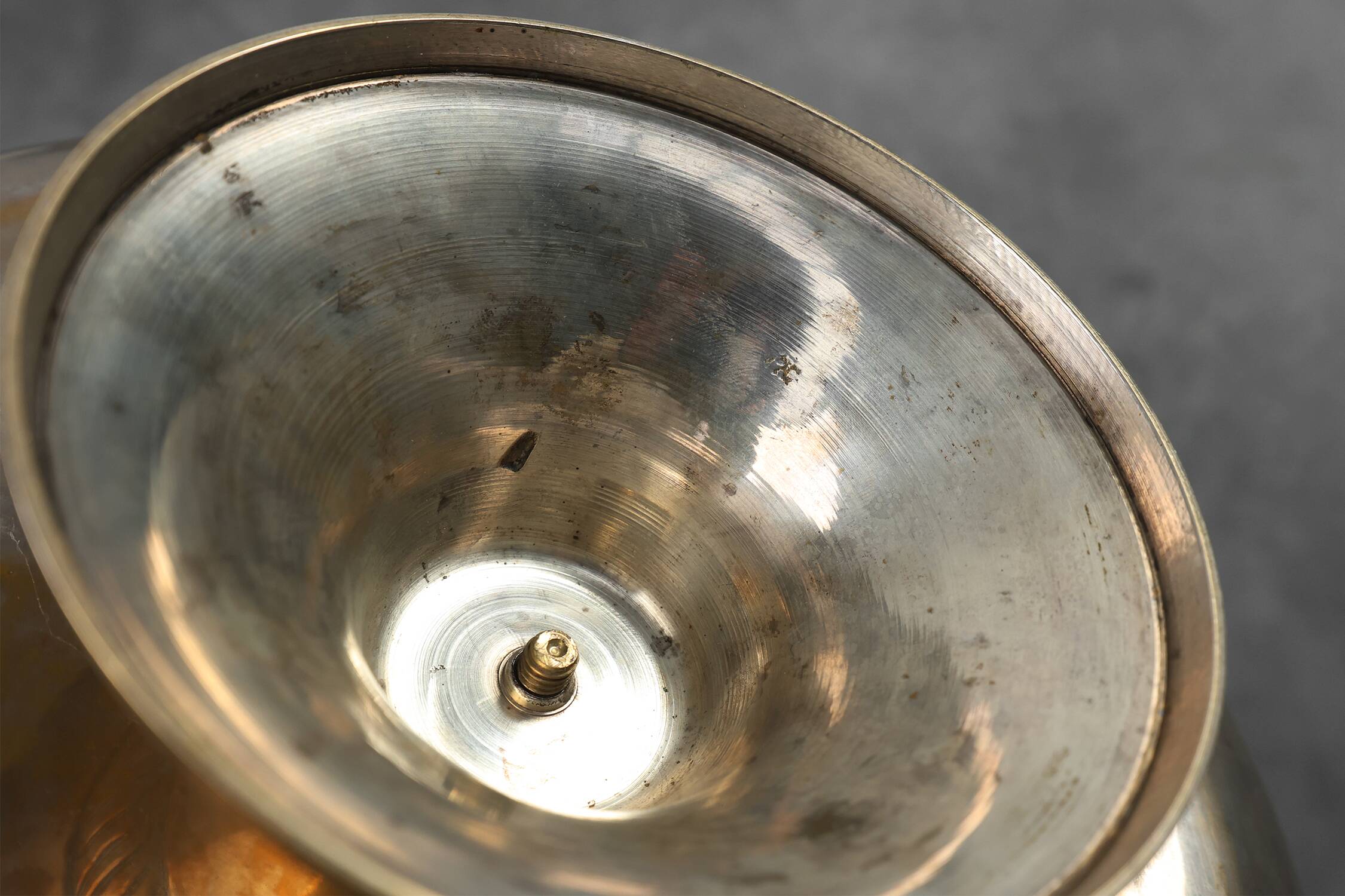 Large 19th‑Century Silvered Étagère or Serving Stand, France