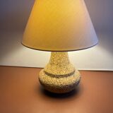 Lampe vintage en pierre du Gard