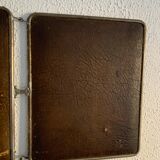 Vintage mirror 1930 triptych barber hairdresser - 30 x 78 cm