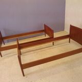 Pair of twin / Scandinavian daybay teak