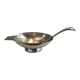 Silver-plated swan-shaped sauce boat