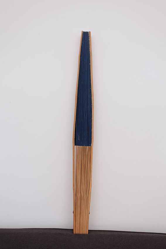 Éventail bleu - 86 x 156 cm