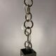 1960s Kaiser Murano Glass and Chrome Ceiling Light