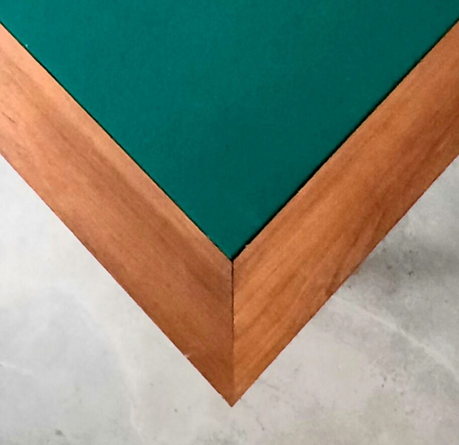 Oak Foldable Games Table - Profiled Compass Feet - Vintage 50s / 60s