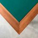 Oak Foldable Games Table - Profiled Compass Feet - Vintage 50s / 60s