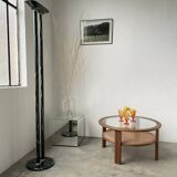 Italian style marble effect halogen floor lamp