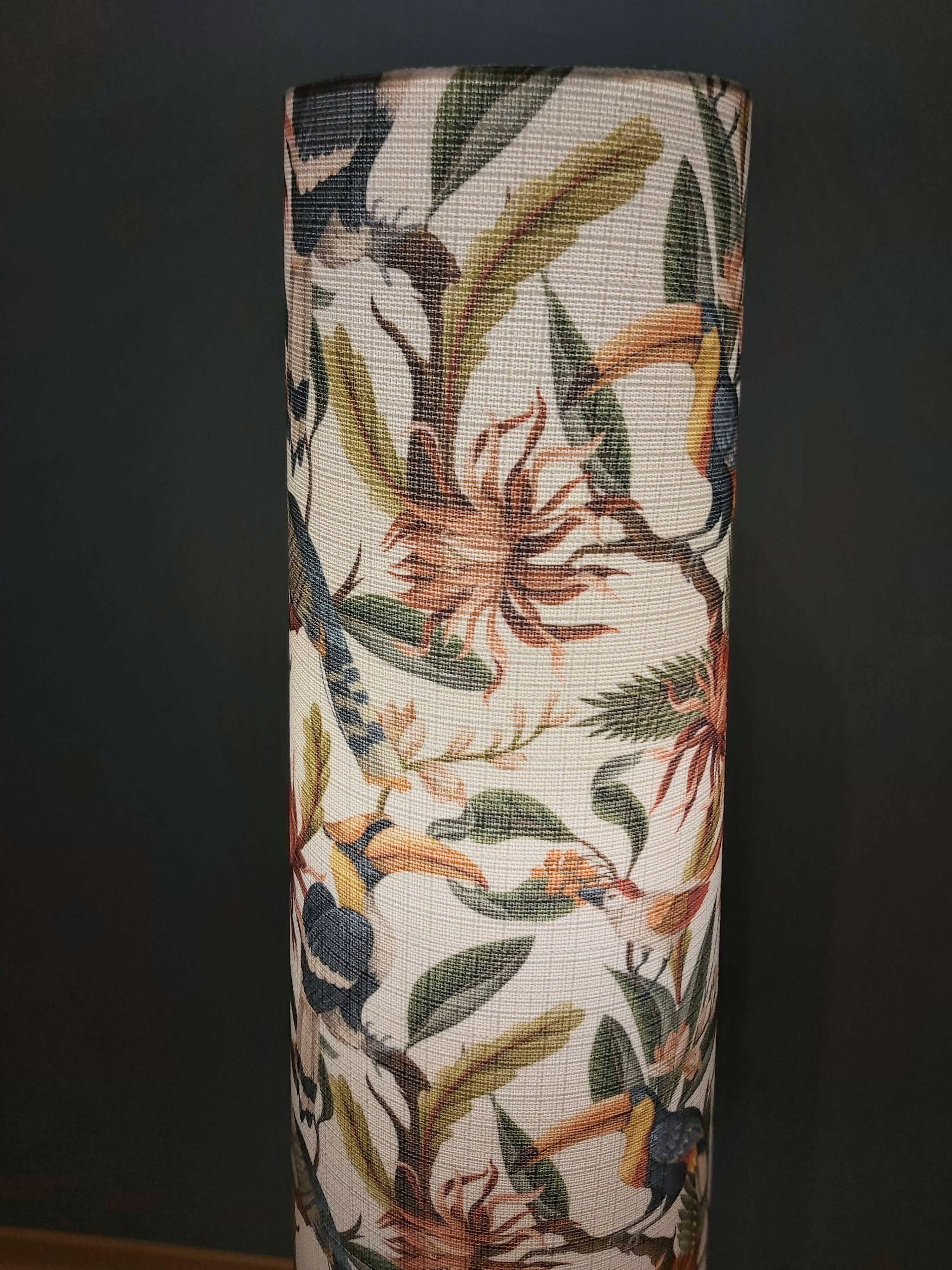 Large ceramic lamp, 1970s.