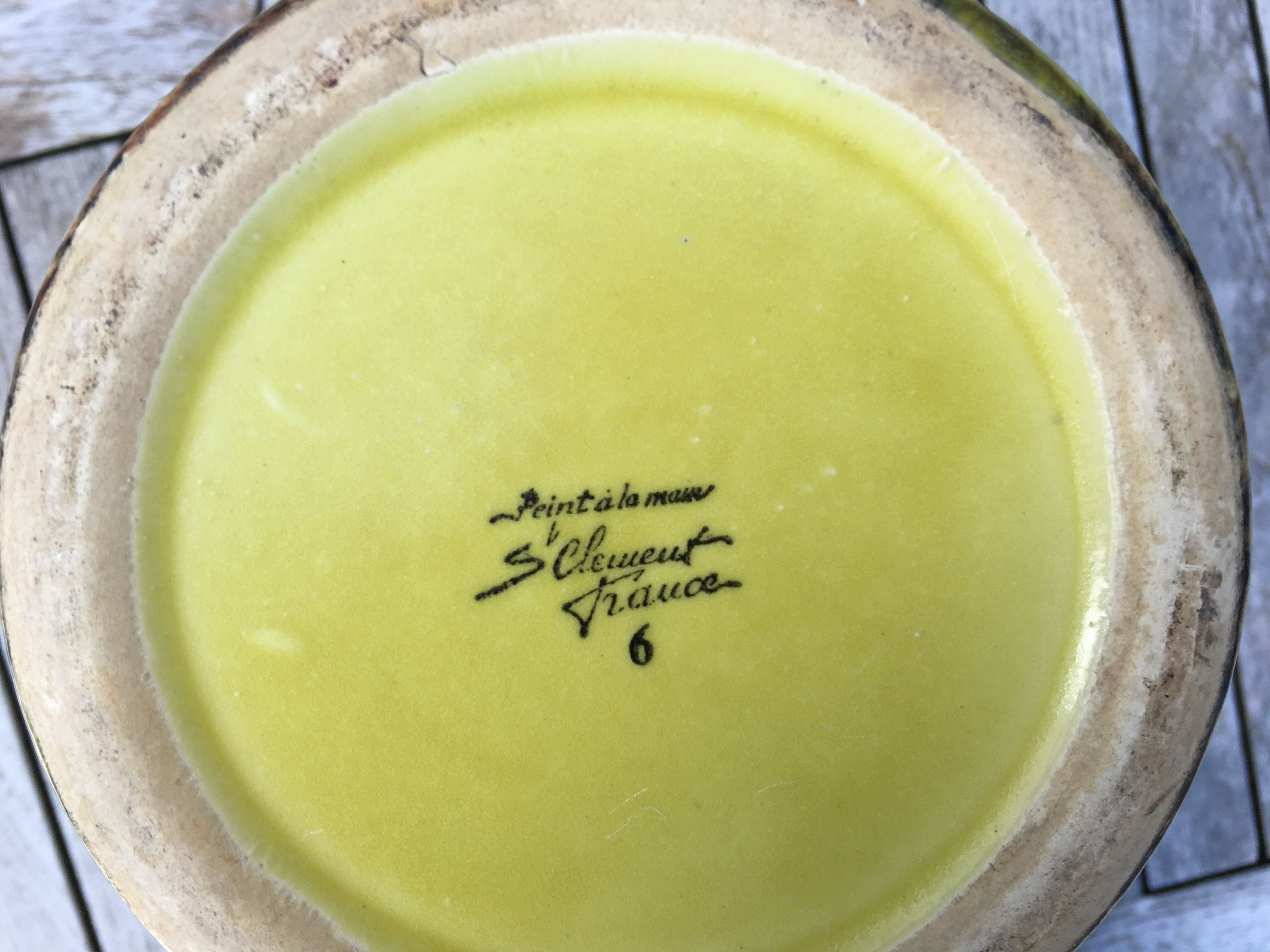 Large ceramic vase St Clement, 1950/60