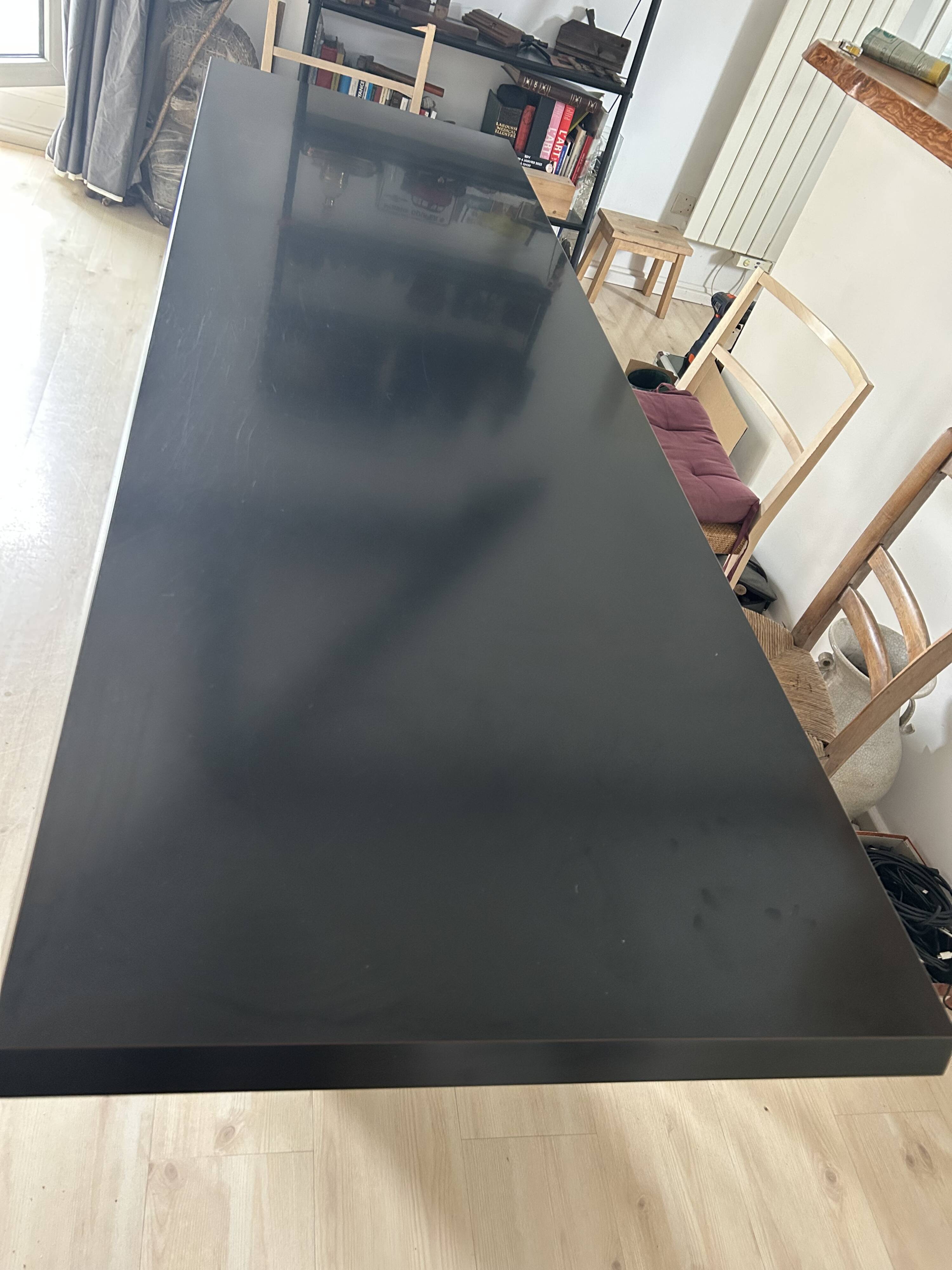 Dining table in the style of Jean Prouvé.