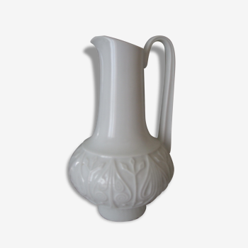 Pitcher ceramic white years bavaria 50