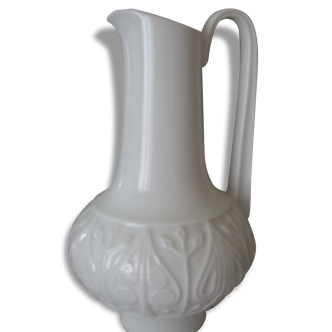 Pitcher ceramic white years bavaria 50