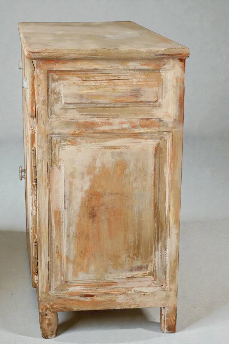 Small Parisian-style patinated sideboard