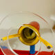 Ceiling light 4 Spots Shiny Vintage Germany 1980s