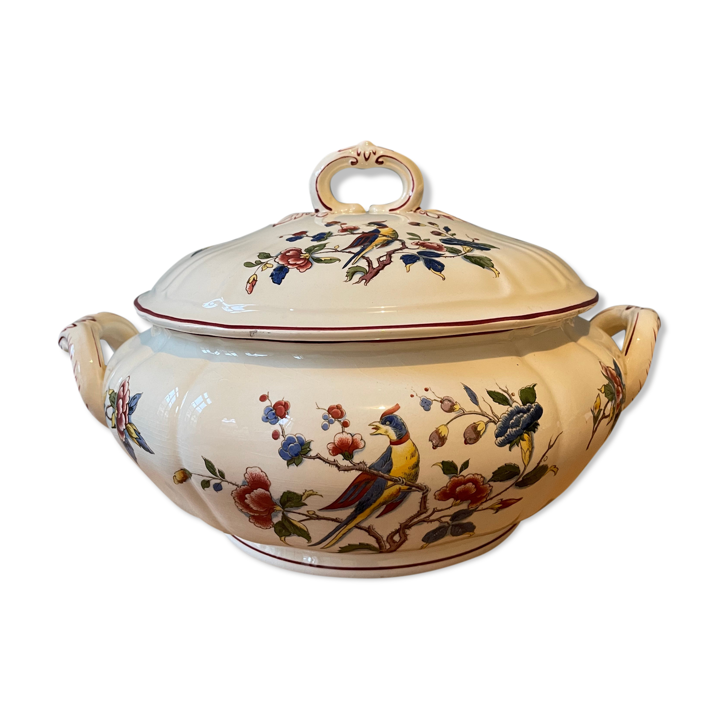 Old soup pot Villeroy and Boch Mettlach, Phoenix model