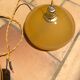 Suspension duo frosted glass orange and golden electricity new
