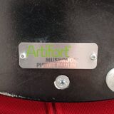 Fauteuil Mushroom rouge par Pierre Paulin